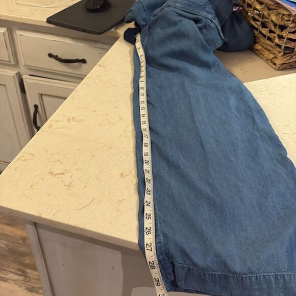 Ann Taylor 100% Lyocell wide leg pleated trousers SZ 00 - Picture 8 of 12